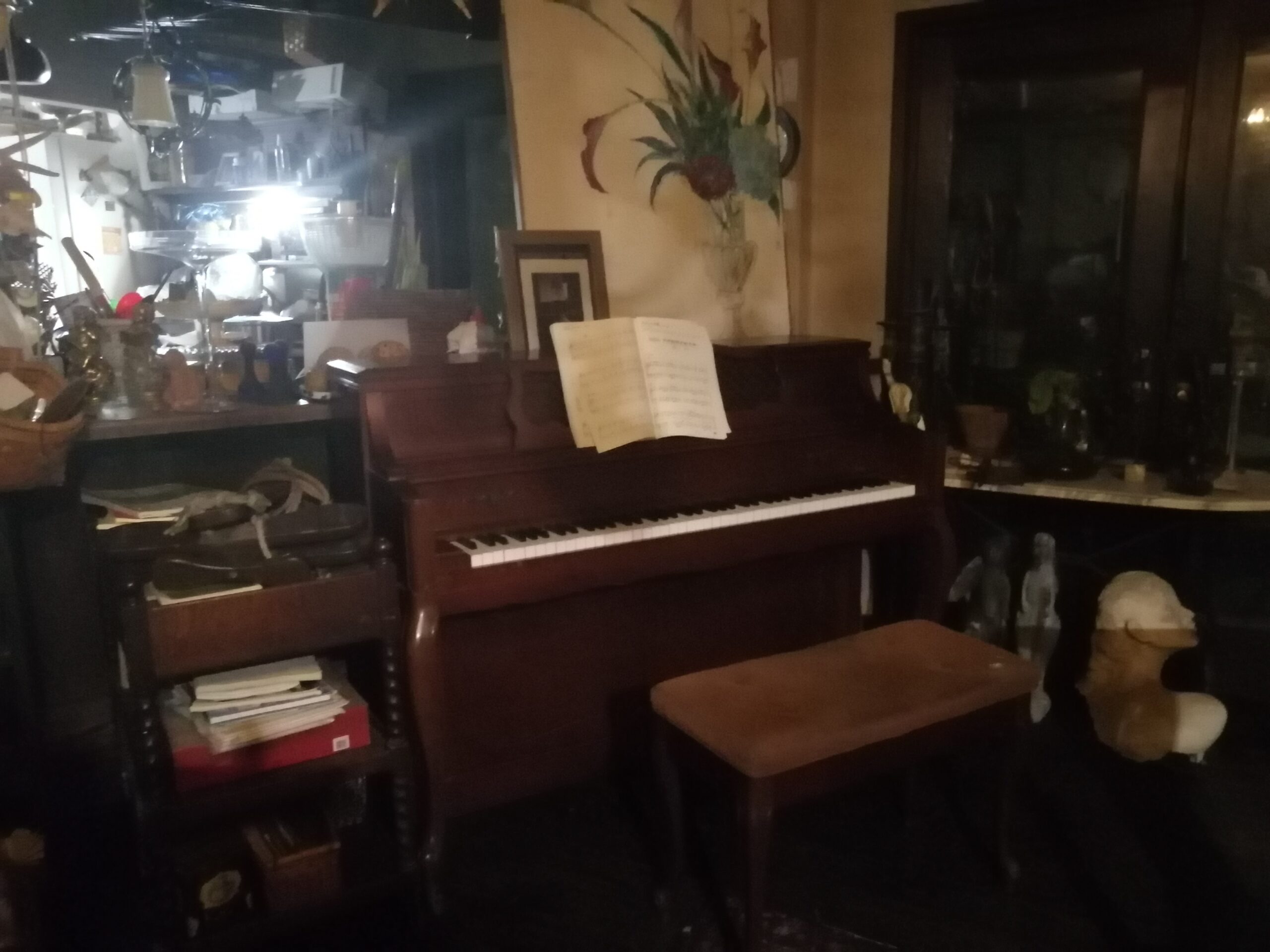 ピアノのあるスタジオ